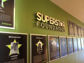 The Superstar Foundation Wall-of-Fame